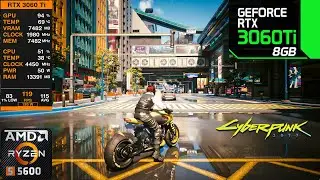 Cyberpunk 2077 On RTX 3060 Ti + R5 5600 | All Settings | 1080P - 1440P FPS Benchmarks