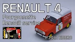 1/24 - Ebbro - Renault 4 Fourgonnette