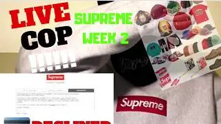 *MASKGOD* SS19 SUPREME WEEK2 LIVE COP!!!  W OR L?
