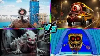 PEPPA PIG.EXE Vs THOMAS.EXE Vs SEA MONSTER Vs SAND WORM &ndash; Wheel Spin Battle Animation