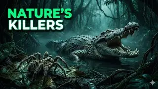 🌿 Nature&rsquo;s Killers Revealed | Crocodile & Venomous Spiders 🐊🕷️🎥