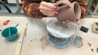 Slab Built Cup PART 4 HANDLE AND LIP