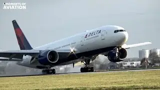 Pilot Aborts Landing at Last Second! Shocking Go Around Caught on Camera | Moments of Aviation