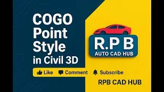 COGO Point Style Customization in AutoCAD Civil 3D