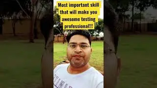 Most important skill that will make you awesome Software Testing Professional!! #shorts