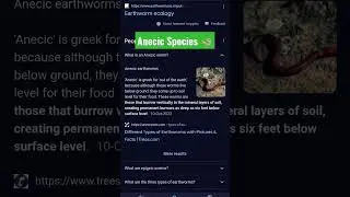 Earthworms - Anecics Species #shorts  #earthworm