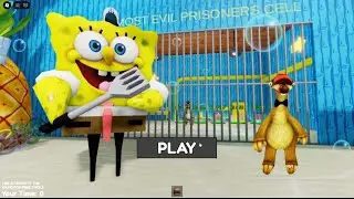SpongeBob 🧽 SquarePants Barry&rsquo;s Prison Escape! Roblox Obby Walkthrough (No Death, 4K)