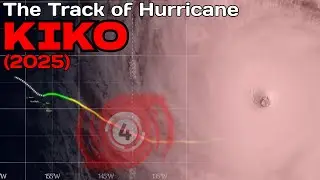 The Track of Hurricane Kiko (2025)