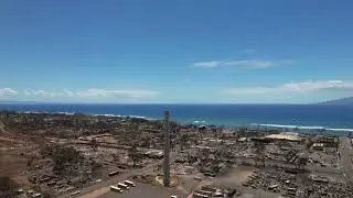 4K drone footage Lahaina West Maui August 11th 2023
