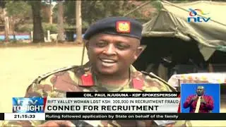 KDF recruit candidates cry foul after being conned by alleged senior military officers