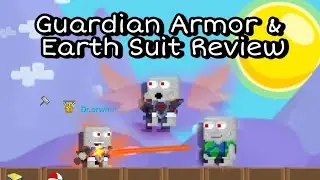 Growtopia Guardian Armor & Earth Suit Review GrowPass January 2022