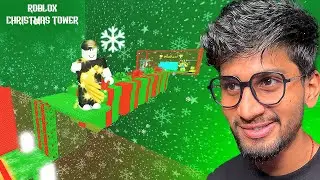 COMPLETING CHRITMAS TOWER IN ROBLOX