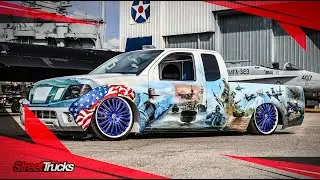 The interior of this US Navy tribute mini truck is WILD!!