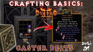 Создание поясов для заклинателей! Базовое руководство по созданию 50 пар &mdash; Diablo 2 Resurrected