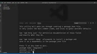 PREPARING ENVIRONMENT FOR NODE JS