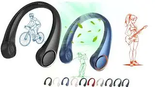 Portable Neck Fan video