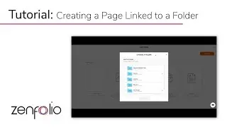 How to Link a Folder of Galleries to a Page in Zenfolio