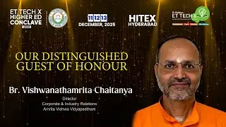 Br. Vishwanathamrita Chaitanya at ET TECH X 2025 | Visionary Insights