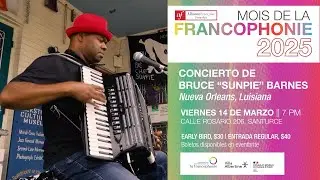 MES DE LA FRANCOFON&Iacute;A 2025 | Concierto de Bruce 