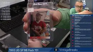 03-15-19 1993 UD SP Baseball Pack 151 Break Opening Video
