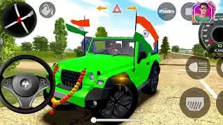 Red Thar Car Game | Crazy Stunts & Offroad Adventure