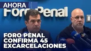 Foro Penal confirma 45 excarcelaciones en Venezuela - 26Dic