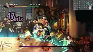Streets of Rage 4. Blaze kill combo on boss Max (V7/Mania+)