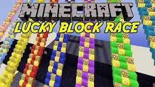 DEN EXPLODERANDE TRAPPAN | LUCKY BLOCK RACE