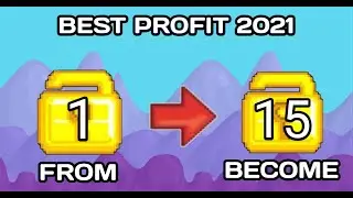 HOW TO PROFIT WITH 1WL EASY PROFIT 2021 | GROWTOPIA
