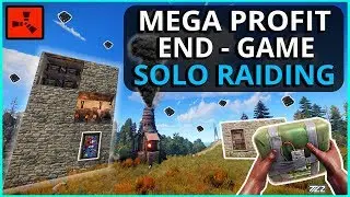 Making MEGA PROFIT From Easy Late-Game SOLO RAIDING!! Rust Solo Survival Gameplay Ep4