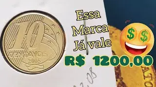 VENDA AGORA SUAS MOEDA 10 CENTAVOS ANO 2005 COM A NOVA VARIANTE CAT&Aacute;LOGADA.