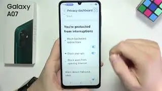 Samsung A07: How to Turn On/Off Internet Privacy Protection