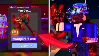 VAMPIRE'S AXE GODLY IN THE NEW MM2 HALLOWEEN UPDATE!!🎃 (Murder Mystery 2)