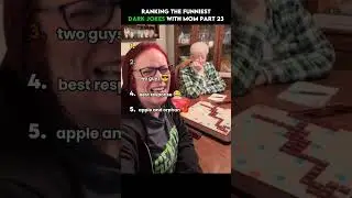 Ranking the Funniest Dark Jokes With Mom Part 23 😳😂 #shorts #funny #joke #darkhumor