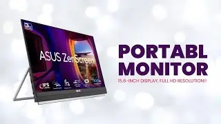 ASUS ZenScreen 15.6&rdquo; Portable Monitor: Full HD USB Type-C Display!