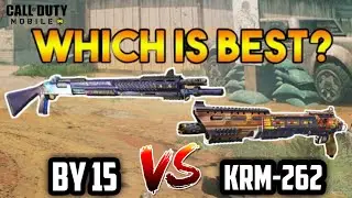 Call Of Duty Mobile : BY15 vs KRM-262 (which is best gun) Short gun #1