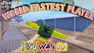 WORLD FASTEST PLAYER YING WAN QUI | CHINESE PRO PLAYER | 5 FINGER CLAW + GYRO | PUBG MOBILE