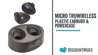 Custom Micro TruWireless Plastic Earbuds & Powercases