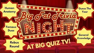 Pub Quiz: Human Anatomy, Guess The Year, Famous Duos, Rebus Round, General