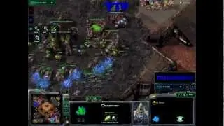 Starcraft 2 Replay (2v2) [FR] canal de nydus dans ta FACE!!!