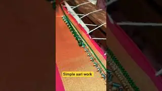 simple aari work blouse designs #aariwork #embroidery #maggamwork #vlogs