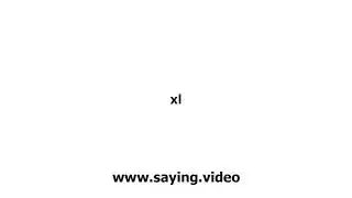 How to say xl in English