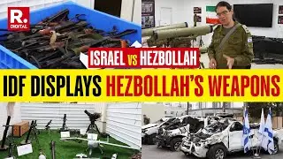 Israeli Military Displays Weapons And Equipments Used By Hezbollah, Found In Southern Lebanon