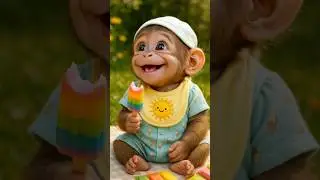 What Happens When a Monkey Tastes Rainbow Ice Cream?