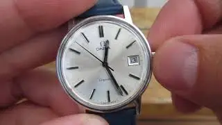 Vintage Omega Geneve 1970s Swiss Hand Wind Wrist Watch Caliber 613