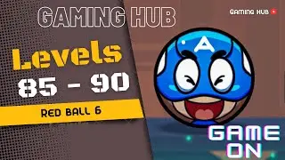 Red Ball 6 || RED BALL CAPTAIN AMERICA SKIN || LEVELS 85 - 90||