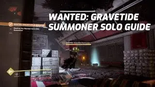 Destiny 2 - Gravetide Summoner solo guide! Location/Walkthrough - 540 Weekly bounty