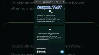 Trade Directly from TradingView! | Think Capital x ThinkMarkets = Next-Level Prop Firm! 🔥