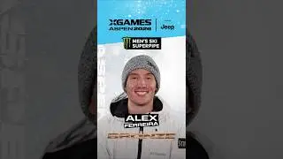 Alex Ferreira Bronze Medal run in the Monster Energy Men's Ski Superpipe at X Games Aspen 2026