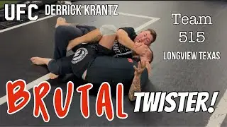 BRUTAL Twister by UFC&rsquo;s Derrick Krantz!